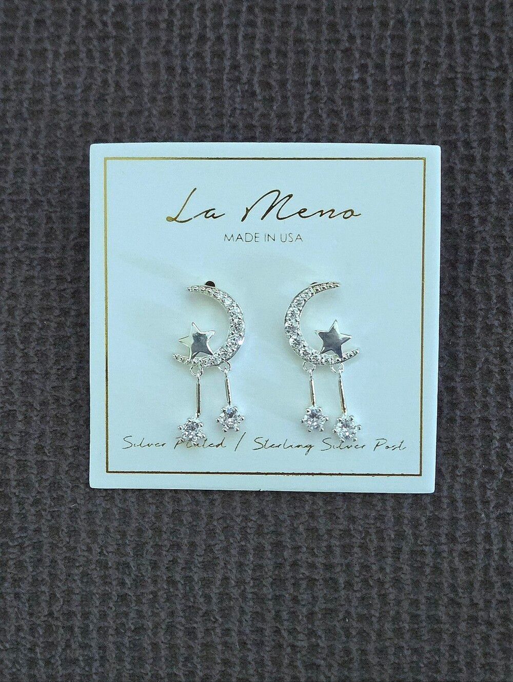La Meno Silver🤍 "Starling"🌠 Earrings - Picture 13 of 13